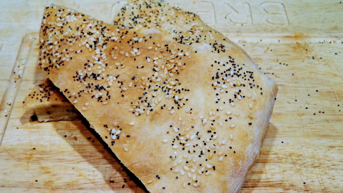 Sesame and Poppy Seed Flatbread